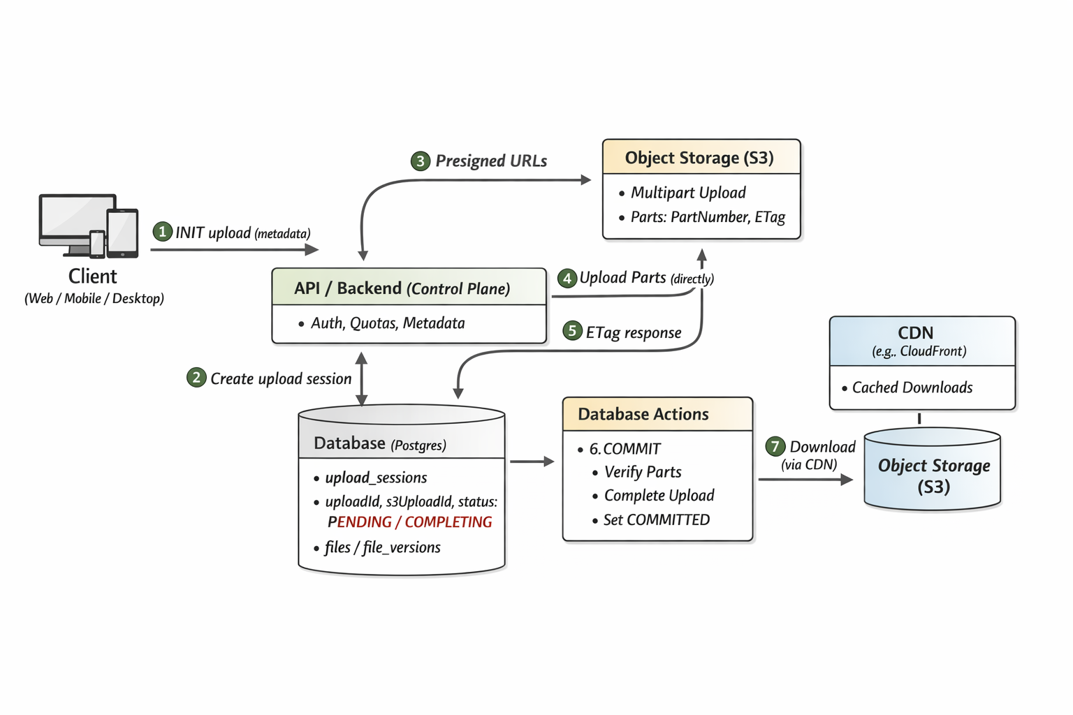 google drive like architecture